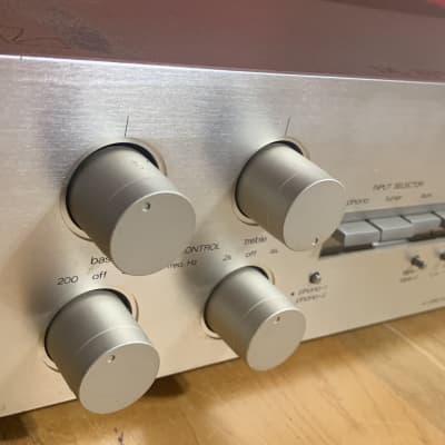 Luxman L-5 Vintage Stereo Integrated Amplifier 1978-1981 - Silver image 3