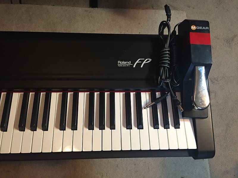 Roland FP-1, 88 note weighted hammer action digital piano w/MIDI, Sustain,  power. refurbished keybed