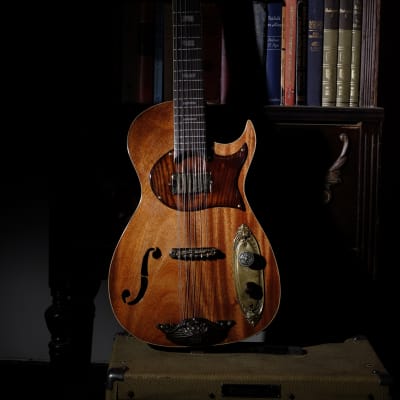 Postal 12 String Texas Fireball Electric Guitar Hand Made  Mahogany New Video image 4