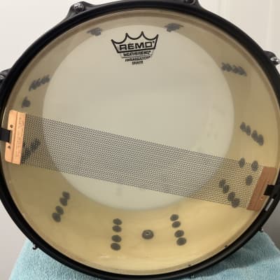 Custom Maple 14”x6.5” snare drum - Lemon Ice Sparkle Gloss image 9
