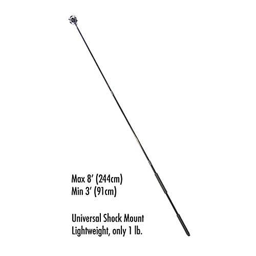 ProAm 8' Telescopic Boom Pole with Universal Shock Mount | Reverb