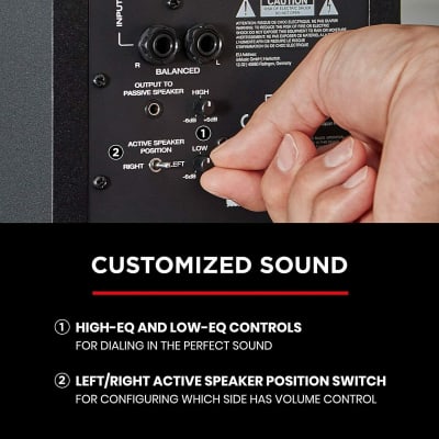 M-Audio  BX4 120-Watt Powered Desktop Computer Speakers/Studio Monitors! image 2