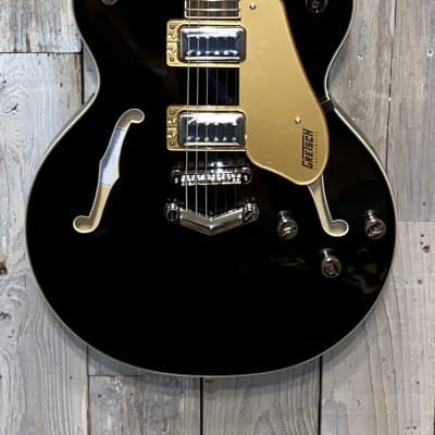 Gretsch G5622 Electromatic Center Block Double Cutaway with V-Stoptail 2021 Black Gold image 2