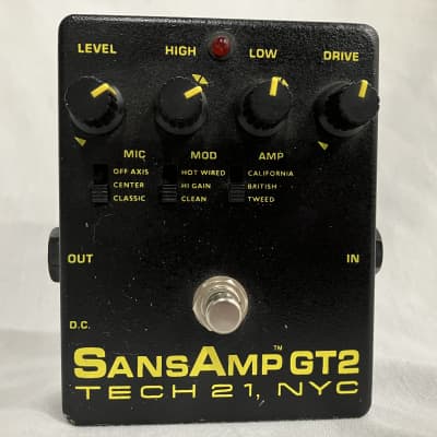 Tech 21 SansAmp GT2 1990s Black | Reverb