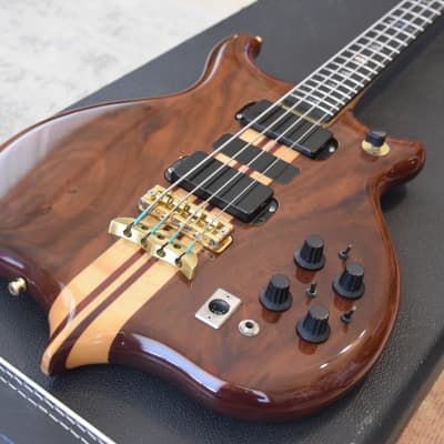 Alembic Series I 1 4 string bass guitar LED's + Original Hard case & DS-5 power image 1