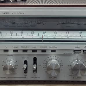 Kenwood KR-9050 Stereo Receiver Silverface image 2