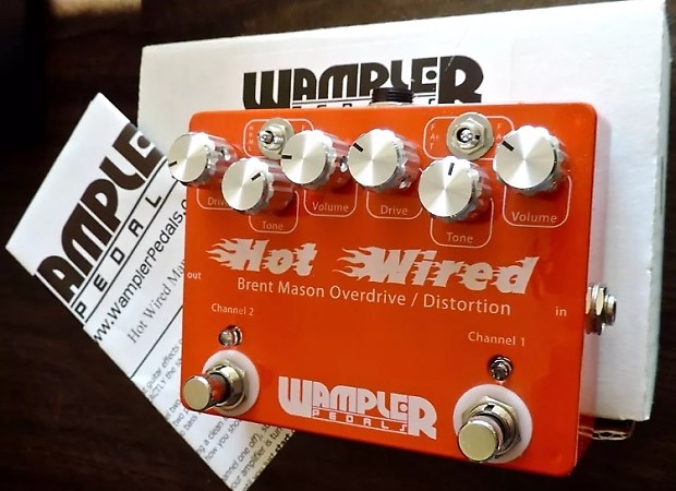 Wampler Hot Wired Distortion/Overdrive Pedal | Reverb