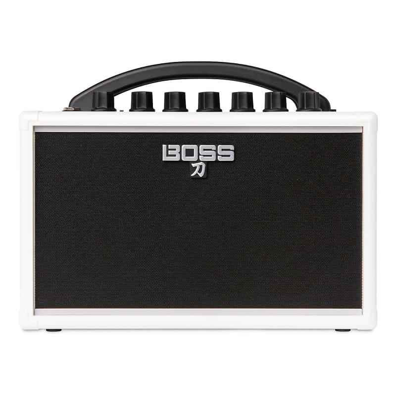 BOSS Katana Mini 7-W Guitar Amplifier Combo, White image 1