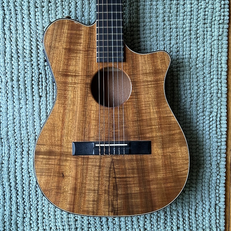 2005 Carvin CL450 Flamed Koa Book Matched Top w/ Order Forms | Reverb