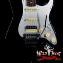 Fender American Ultra Luxe Stratocaster Floyd Rose HSS Rosewood Fingerboard Mystic Black (Blemish)