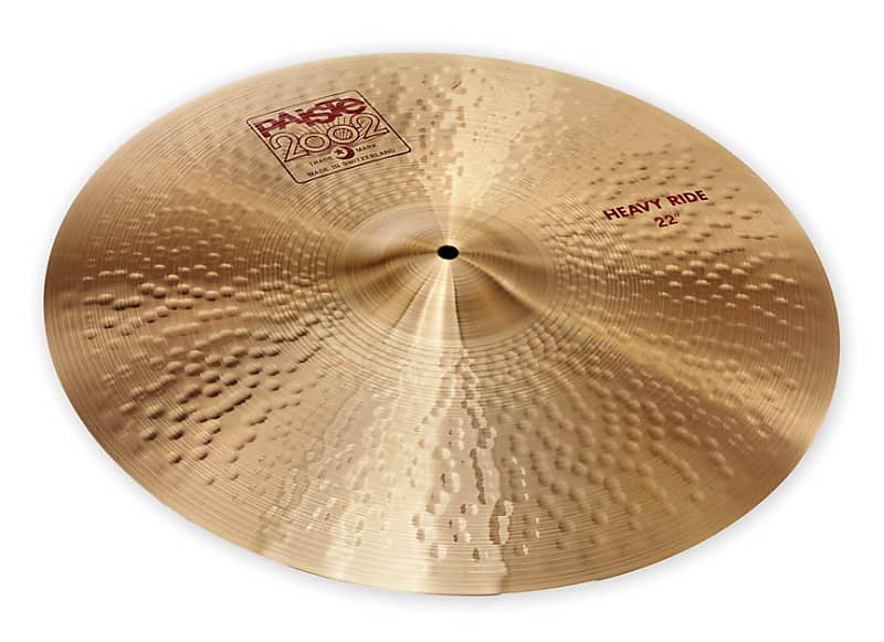 Paiste Cymbals 22 inch 2002 Heavy Ride Cymbal- 697643100275 image 1