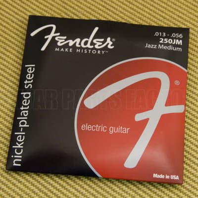 *073-0250-411 Fender 250JM Jazz Medium .013-.056 Electric Guitar Strings for sale