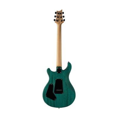 PRS SE CE24 Standard Satin Electric Guitar w/Bag, Turquoise image 2