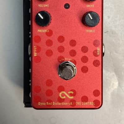 Reverb.com listing, price, conditions, and images for one-control-dyna-red-distortion-4k-pedal