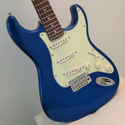 Vintage V6 ReIssued Electric Guitar ~ Candy Apple Blue image 4