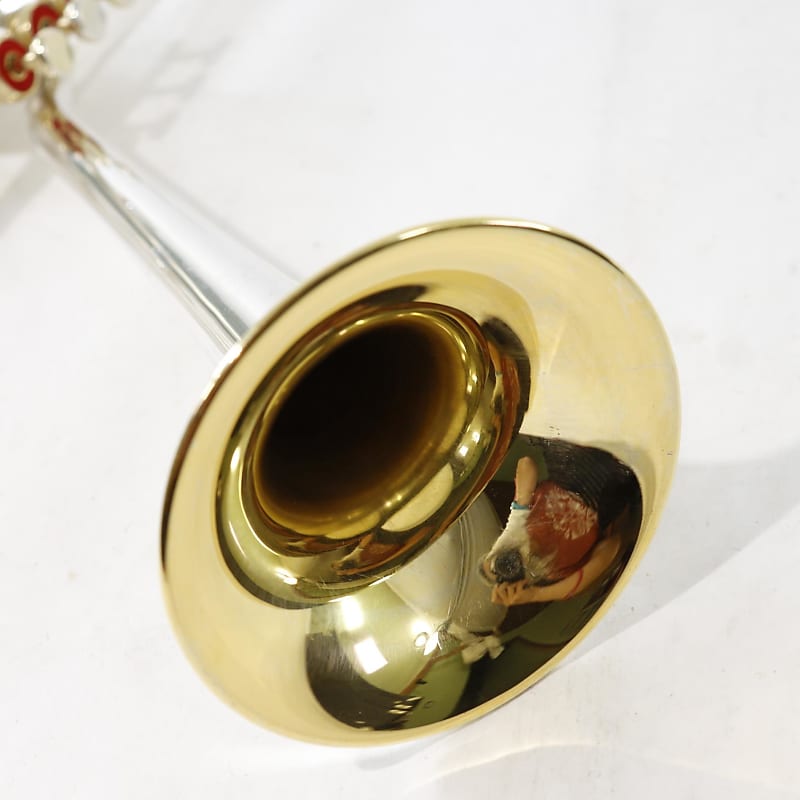 King Model 2055TUB Silver Flair Trumpet with Dizzy Bell SN
