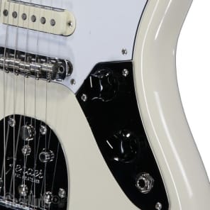 Fender Johnny Marr Jaguar - Olympic White with Rosewood Fingerboard image 4