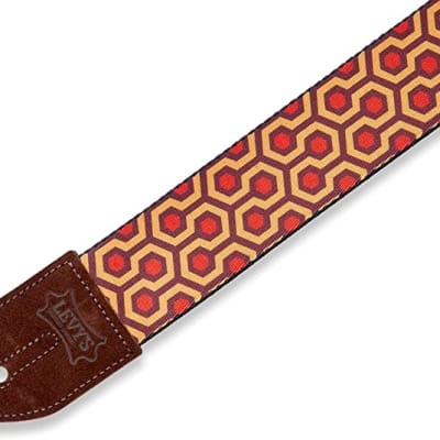 Levy's MP2-007 2" Polyester Guitar Strap - Hex Design image 2