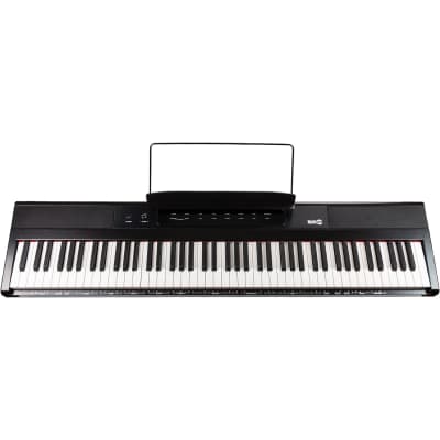 88 Key Digital Piano Keyboard Piano with Full Size Semi-Weighted Keys, Power Supply, Sheet Music Stand, Piano Note Stickers & Simply Piano Lessons image 2