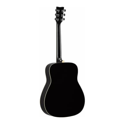 Yamaha FGC-TA Dreadnought TransAcoustic 6-String Guitar (Right-Handed, Black) image 3