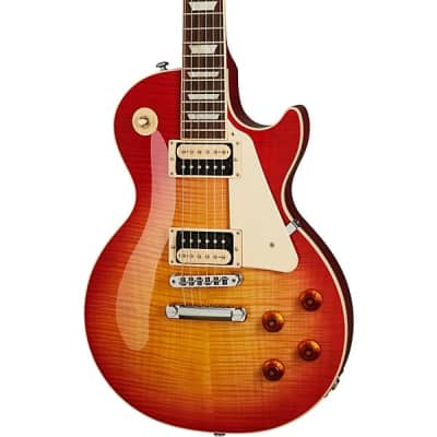 Gibson  Les Paul Traditional Pro V Flame Top Electric Guitar 2024 -  Washed Cherry Burst image 1