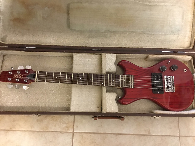 Vantage Quest Travel Electric guitar Matsumoku 1982 w case Very Cool image 1