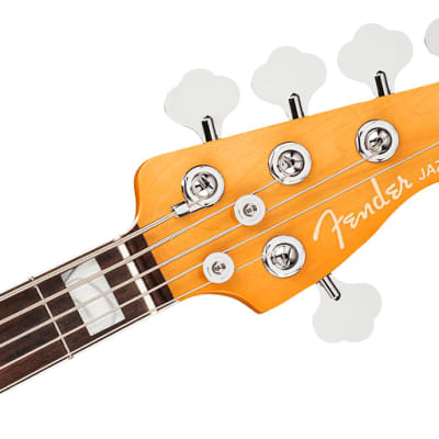 Fender American Ultra Jazz Bass V. Rosewood FB, Mocha Burst image 6