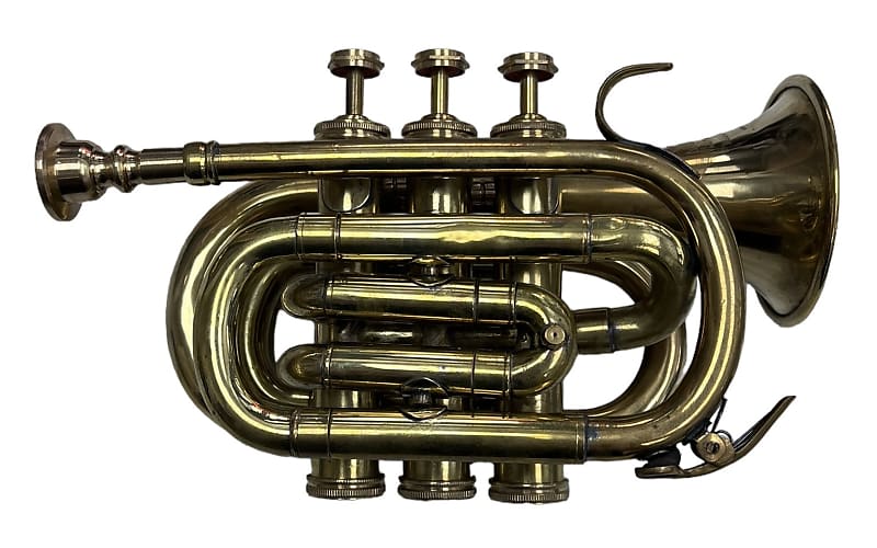 Golden Nadir Ali & Dev B Flat Brass Polish Cornet (pocket trumpet