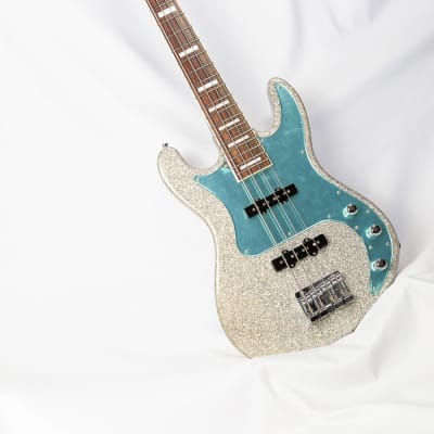 ESP Edwards 2019 E-AK Silver Sparkle Aki Signature Bass MINT US Seller Made In Japan MIJ image 4
