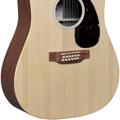 Martin D-X2E 12-String Sitka Spruce/Mahogany Dreadnought Acoustic-Electric w/Padded Gig Bag image 1