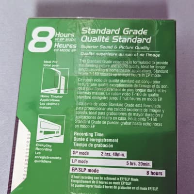 Maxell Standard Grade 8 Hours T-160 Videocassette VHS Tape - Brand New - Factory Sealed image 4