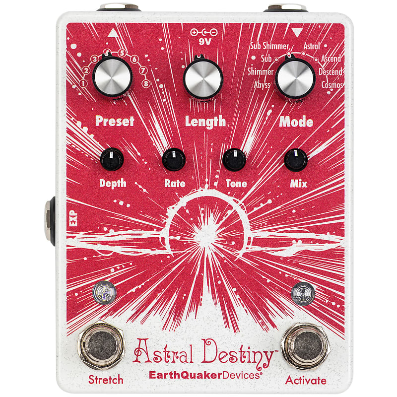EarthQuaker Devices Astral Destiny Modulated Octave Reverb Pedal image 1