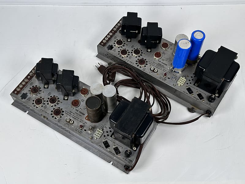 The Fisher 480A - 6BQ5 / 7189 Push Pull Amplifier (Pair)  			