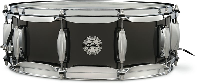 Gretsch Drums Black Nickel Over Steel Snare Drum - 5 x 14-inch - Polished image 1