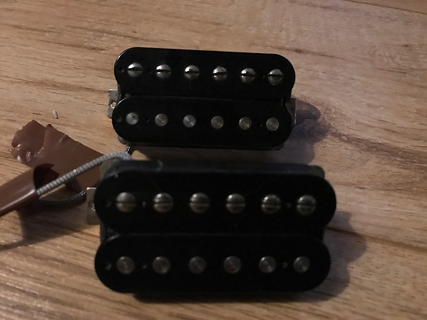 Gibson 496R & 500T 2002 Black Open Coil | Reverb