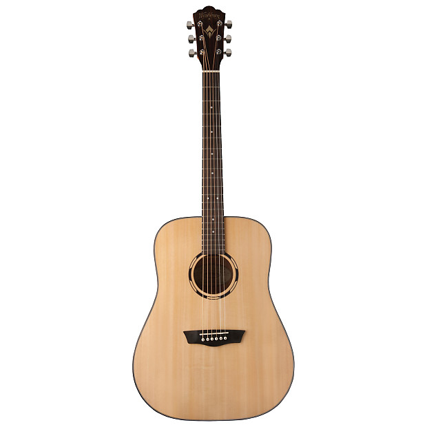 Washburn WLD10S Woodline 10 Series Spruce Top Dreadnought Natural image 1