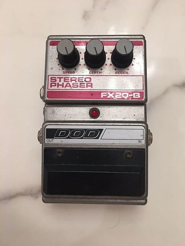 DOD Digitech FX20B Stereo Analog Phaser Phase Shifter Guitar Effect Pedal *Read* image 1