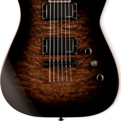ESP LTD Josh Middleton JM-II Electric Guitar, Black Shadow Burst w/ Case image 1