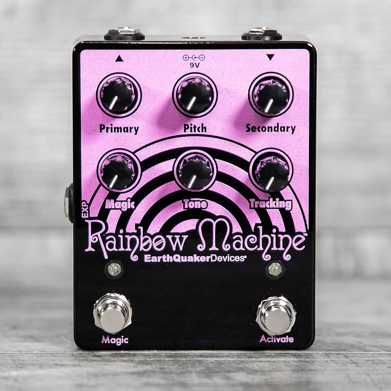 EarthQuaker Devices Rainbow Machine Limited Edition Pink on Black