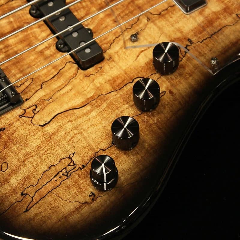 Kikuchi Guitars Custom 5st J Bass (Flame Spalted Maple Top