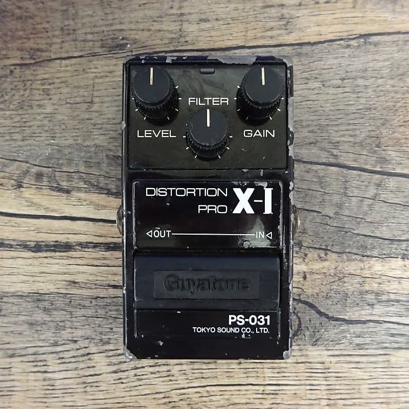 グヤトーンの「DISTORTION PRO X-1」ディストーションです。 - 楽器、器材