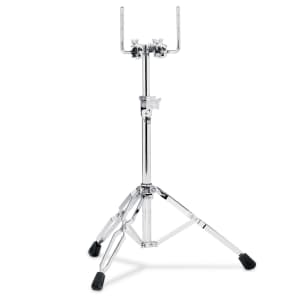 DW DWCP9900AL 9000 Series Heavy Duty Double-Braced Airlift Dual Tom Stand w/ Pneumatic Assist