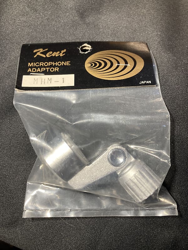 Kent MHM-1 Microphone Adapter Clip Vintage NOS MIJ NIB Silver | Reverb