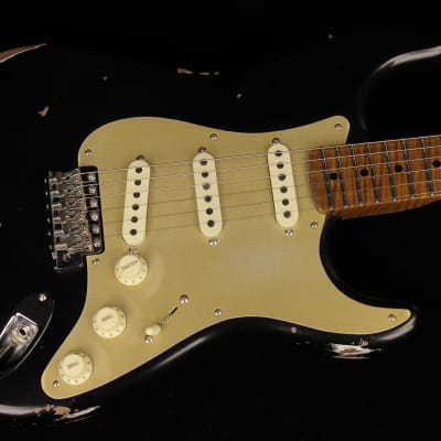 Fender Custom Limited Edition Roasted '56 Stratocaster Relic - ABLK (#718) image 1