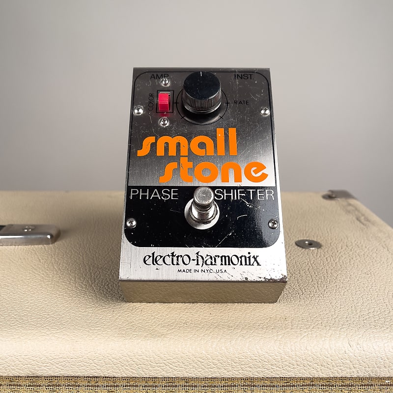 Vintage Electro-Harmonix Small Stone V2 Rare Red Switch Phase Shifter image 1