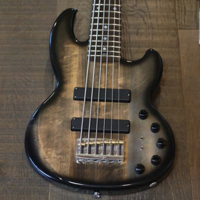 Form Factor Wombat 6-String Electric Bass Guitar See Through Gray + Gig Bag image 2