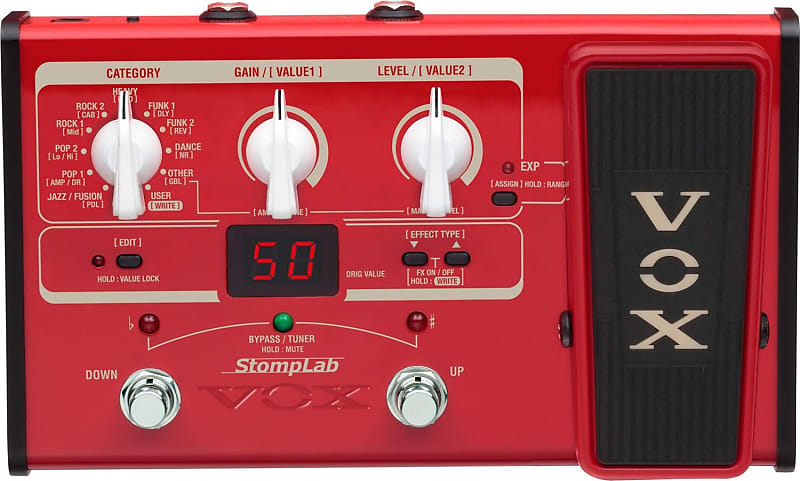 Vox Stomplab2B Bass Multi-Effects (w/Expression) Pedal image 1