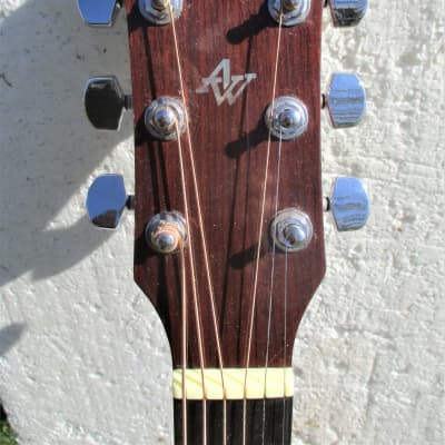 Washburn Artwood  Aw-10  Guitar, 2000 , Natural Finish,  Plays & Sounds Good image 2