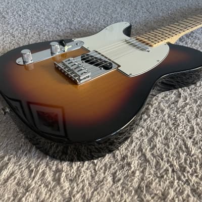 Fender Standard Telecaster 2015 Sunburst MIM Lefty Left-Handed Maple Neck Guitar image 3