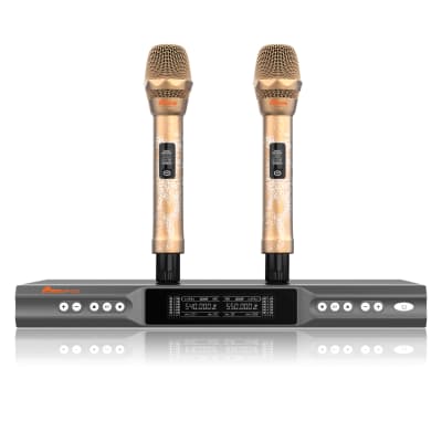 IDOLpro 6000W Bluetooth Mixing Amplifier Plus 1000W Speakers & Wireless Microphones Karaoke System image 3